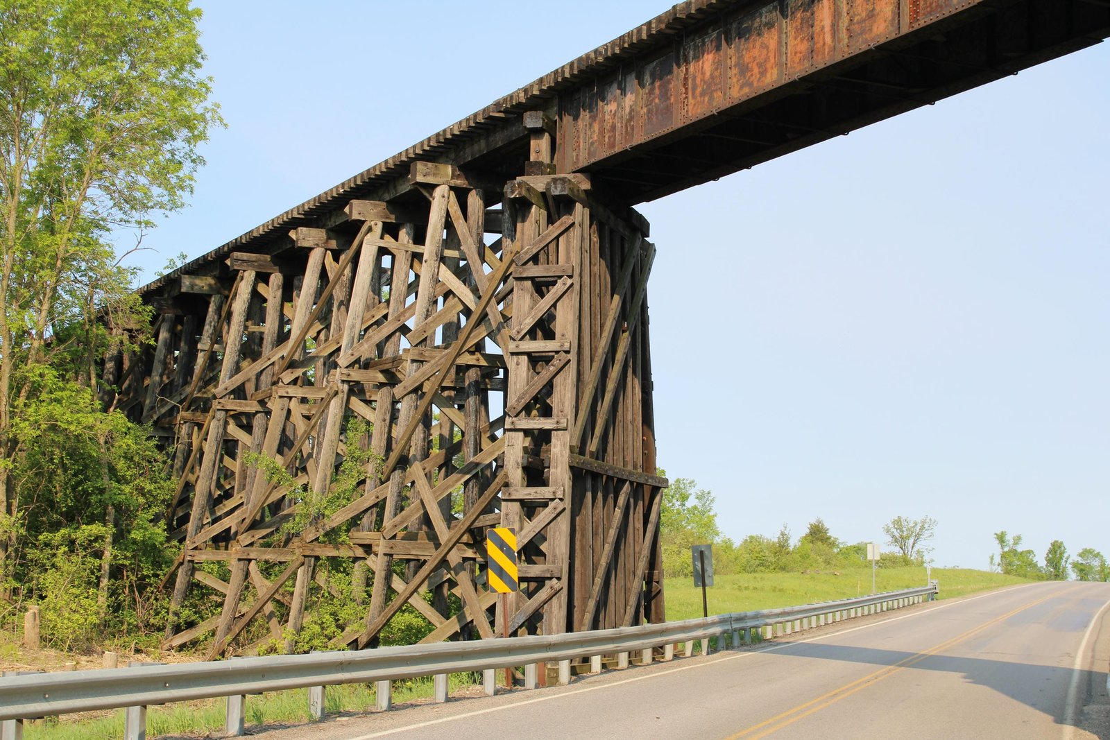South pier, County Road 157 section